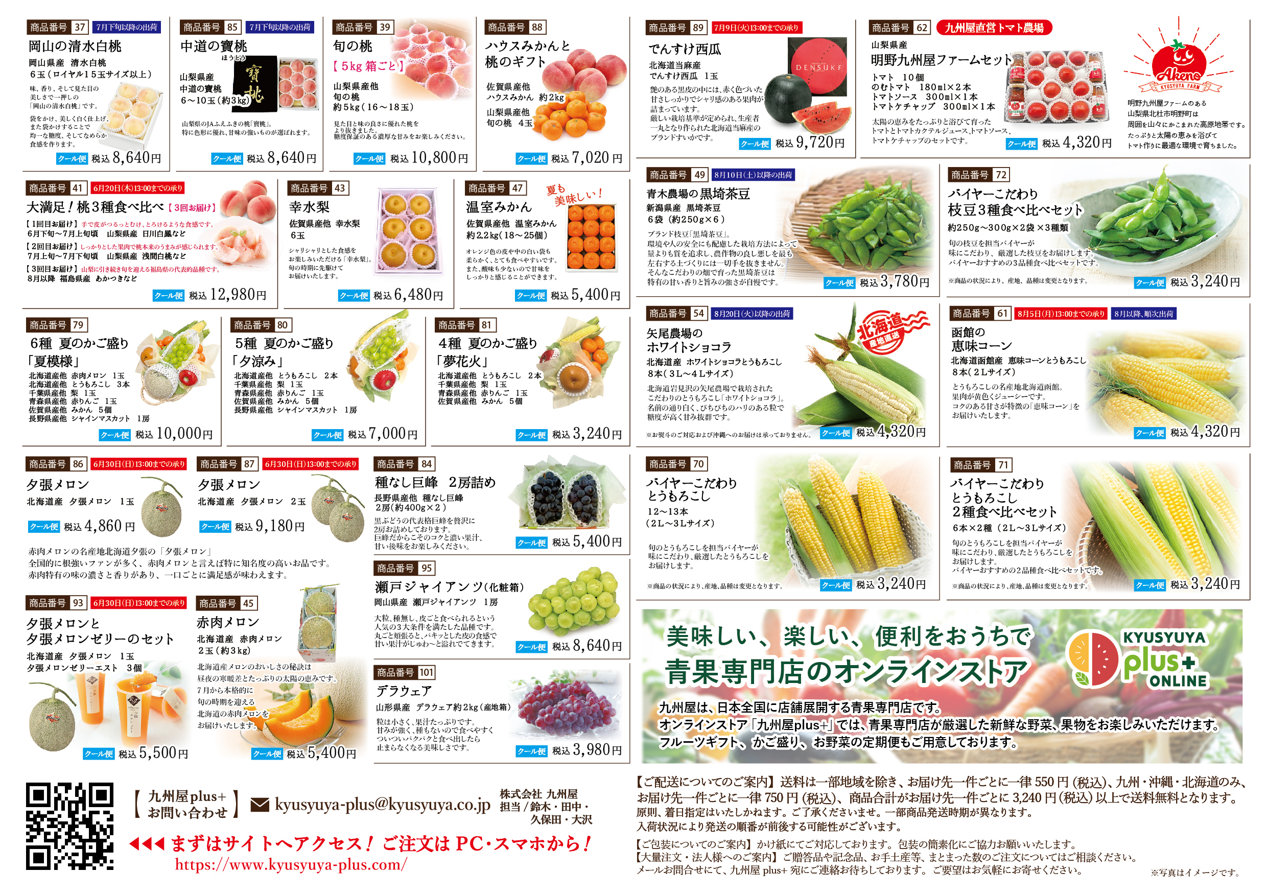 【九州屋plus+】お中元　夏ギフト　カタログ②